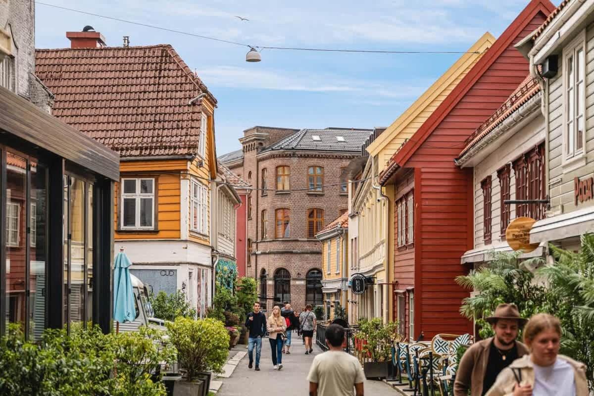 Dinbnb Homes I #1 Bnb In Bergen I Jacuzzi & Parking & Location Bagian luar foto